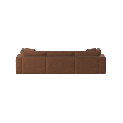 Ari three seater modular corner Sofa With Full Fabric Customisation
