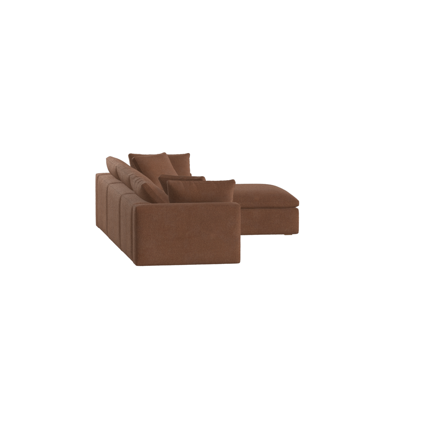 Ari three seater modular corner Sofa With Full Fabric Customisation