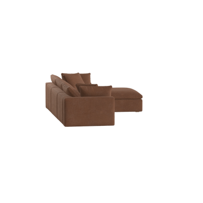 Ari three seater modular corner Sofa With Full Fabric Customisation