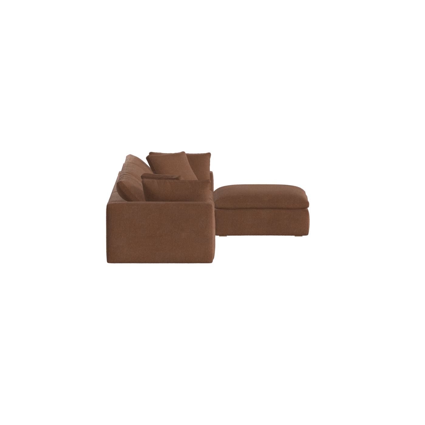 Ari three seater modular corner Sofa With Full Fabric Customisation