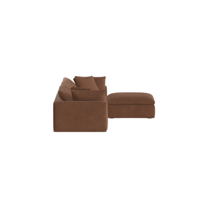 Ari three seater modular corner Sofa With Full Fabric Customisation