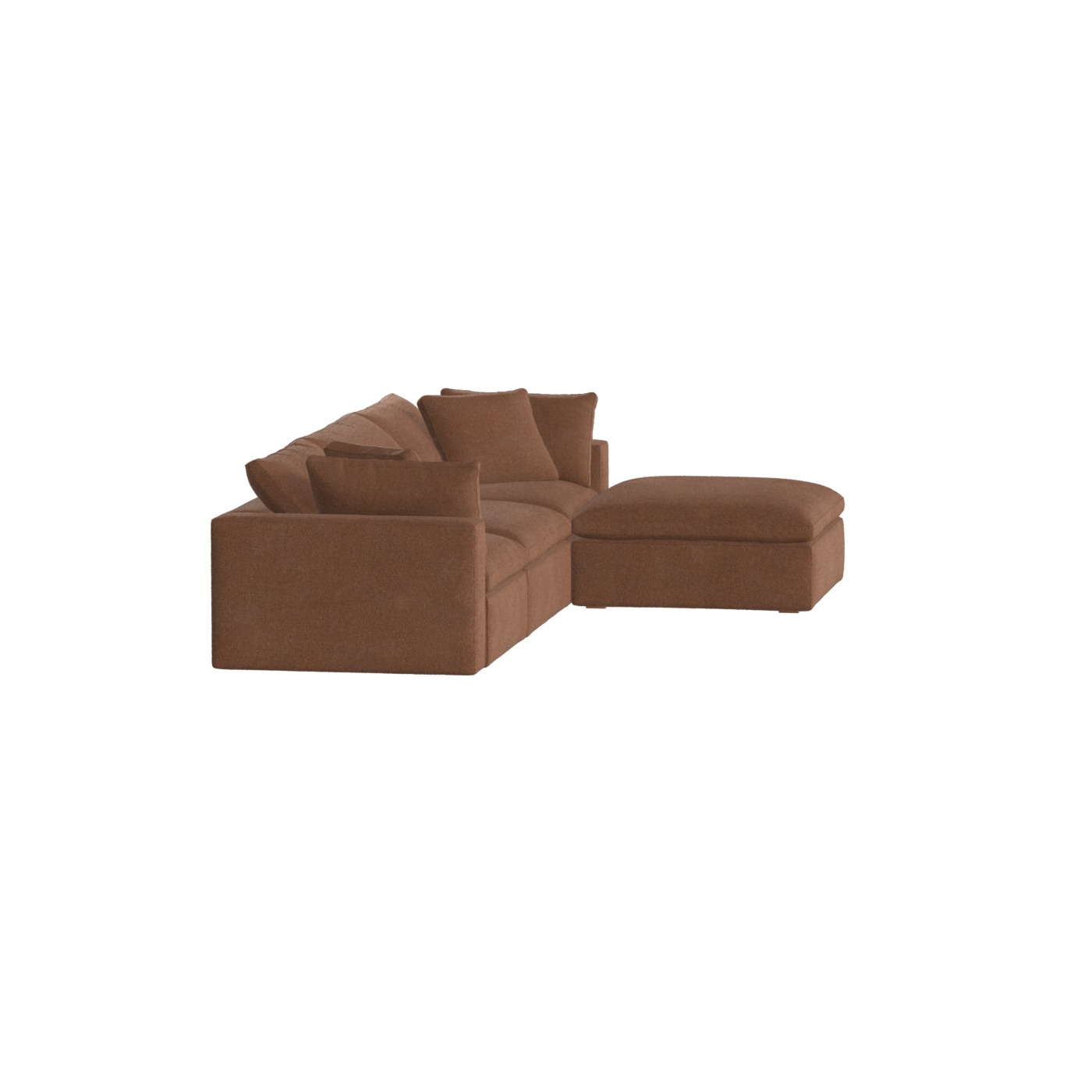 Ari three seater modular corner Sofa With Full Fabric Customisation