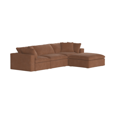 Ari three seater modular corner Sofa With Full Fabric Customisation