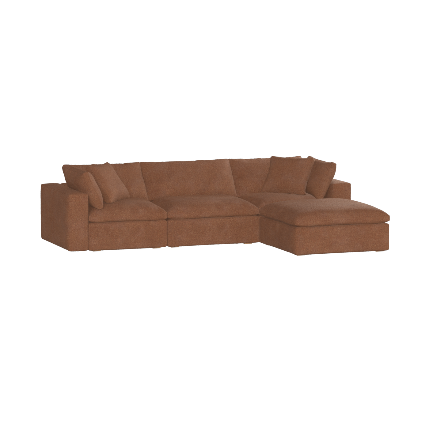Ari three seater modular corner Sofa With Full Fabric Customisation