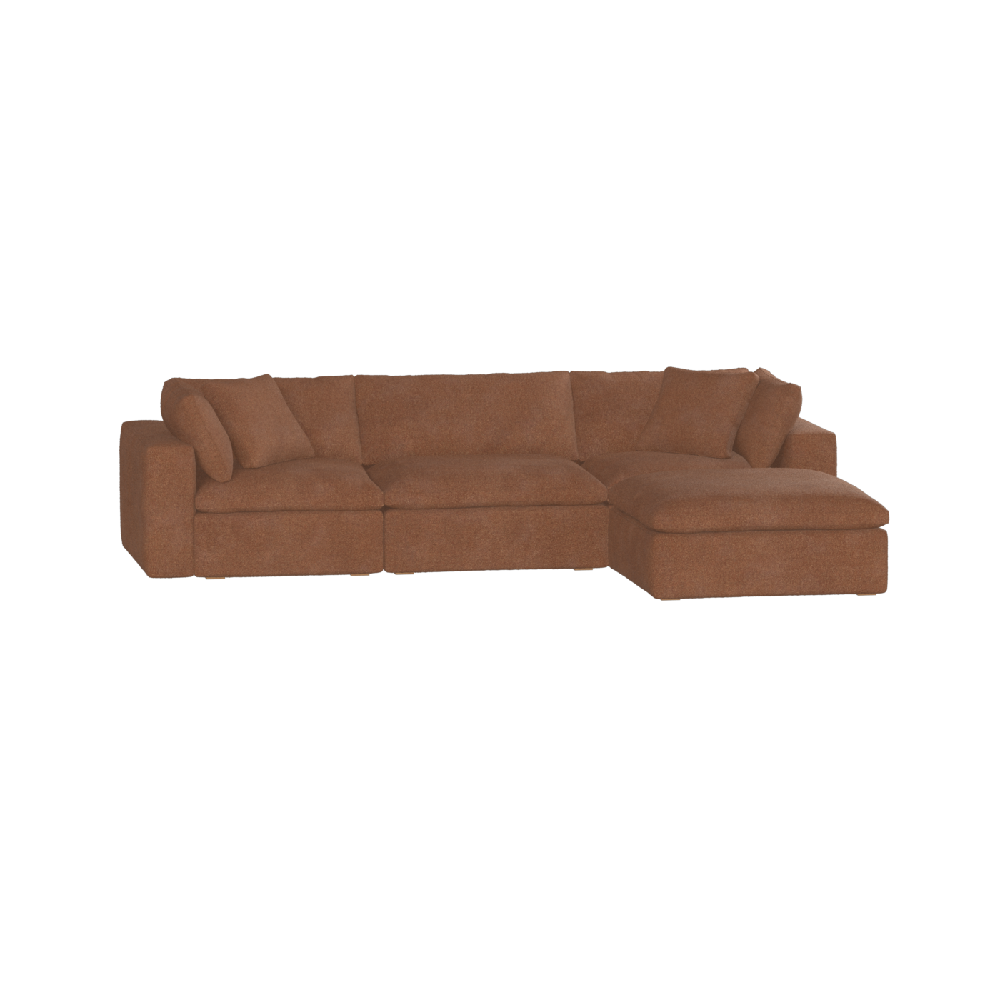 Ari three seater modular corner Sofa With Full Fabric Customisation