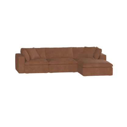 Ari three seater modular corner Sofa With Full Fabric Customisation