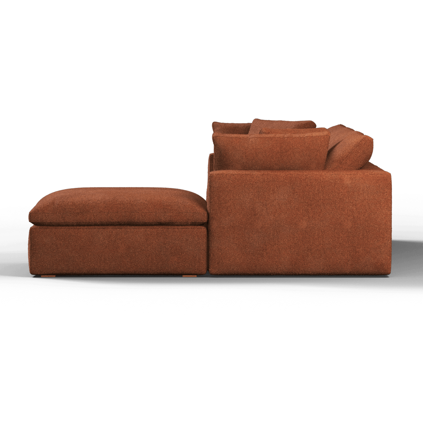 Ari three seater modular corner Sofa With Full Fabric Customisation