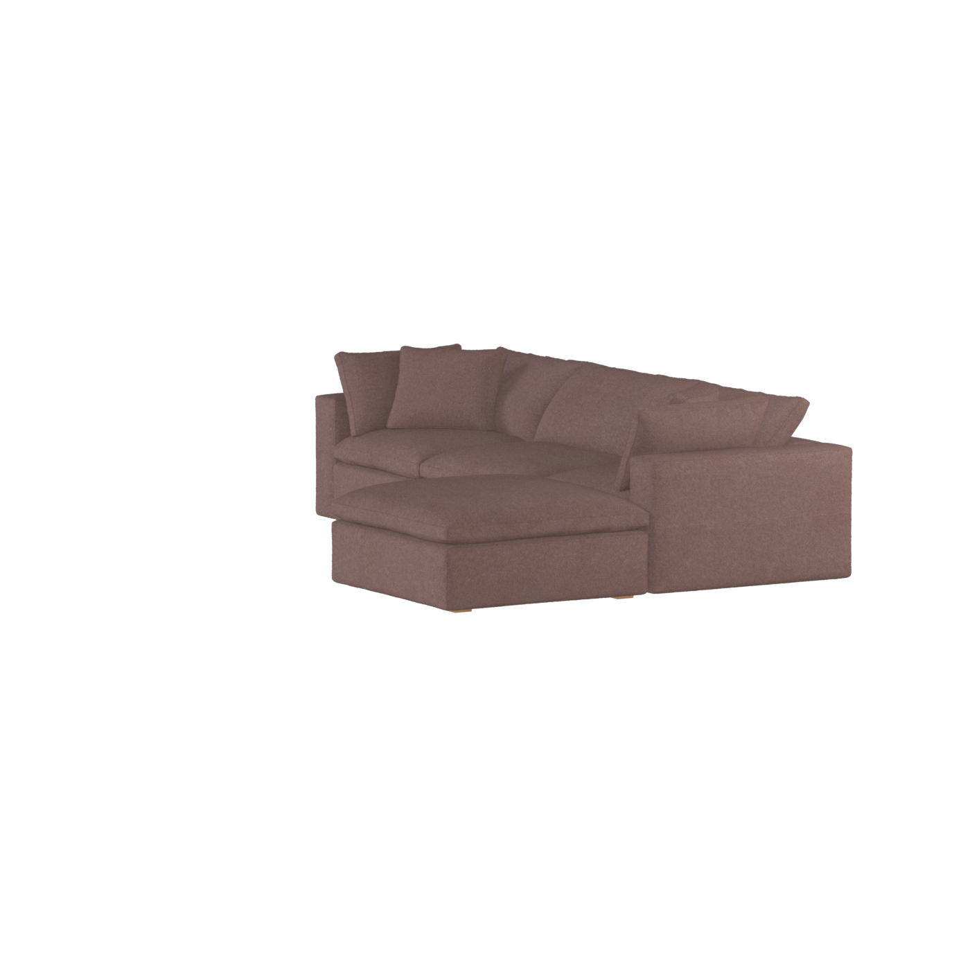 Ari three seater modular corner Sofa With Full Fabric Customisation