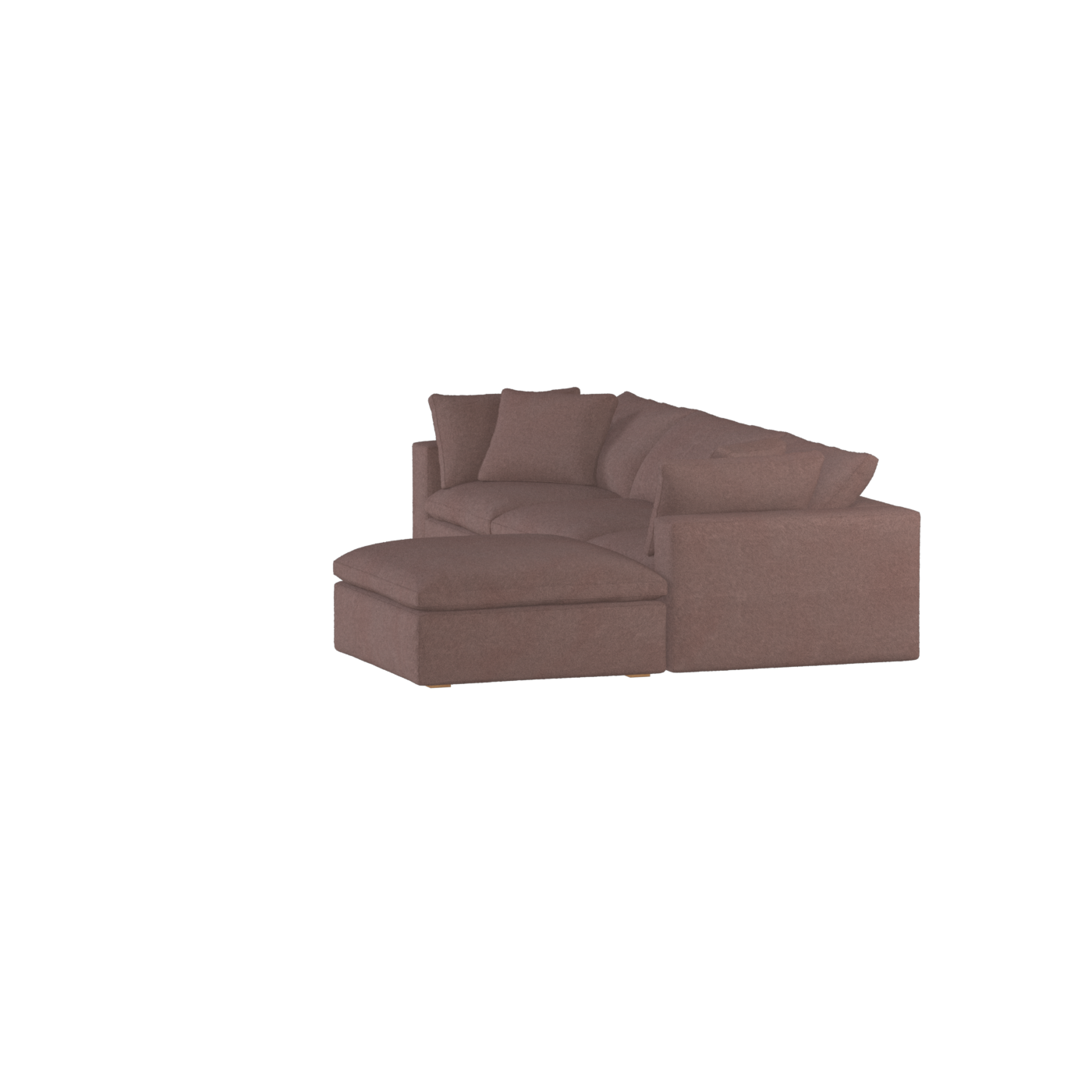 Ari three seater modular corner Sofa With Full Fabric Customisation