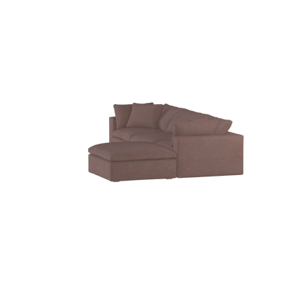 Ari three seater modular corner Sofa With Full Fabric Customisation
