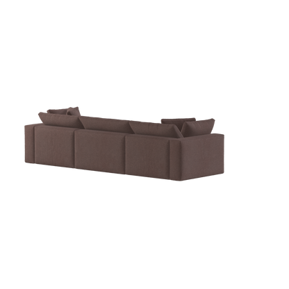 Ari three seater modular corner Sofa With Full Fabric Customisation