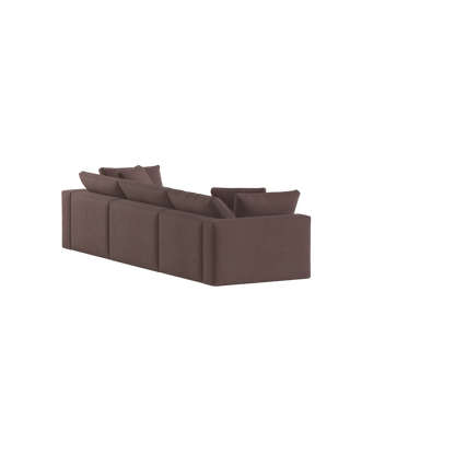 Ari three seater modular corner Sofa With Full Fabric Customisation