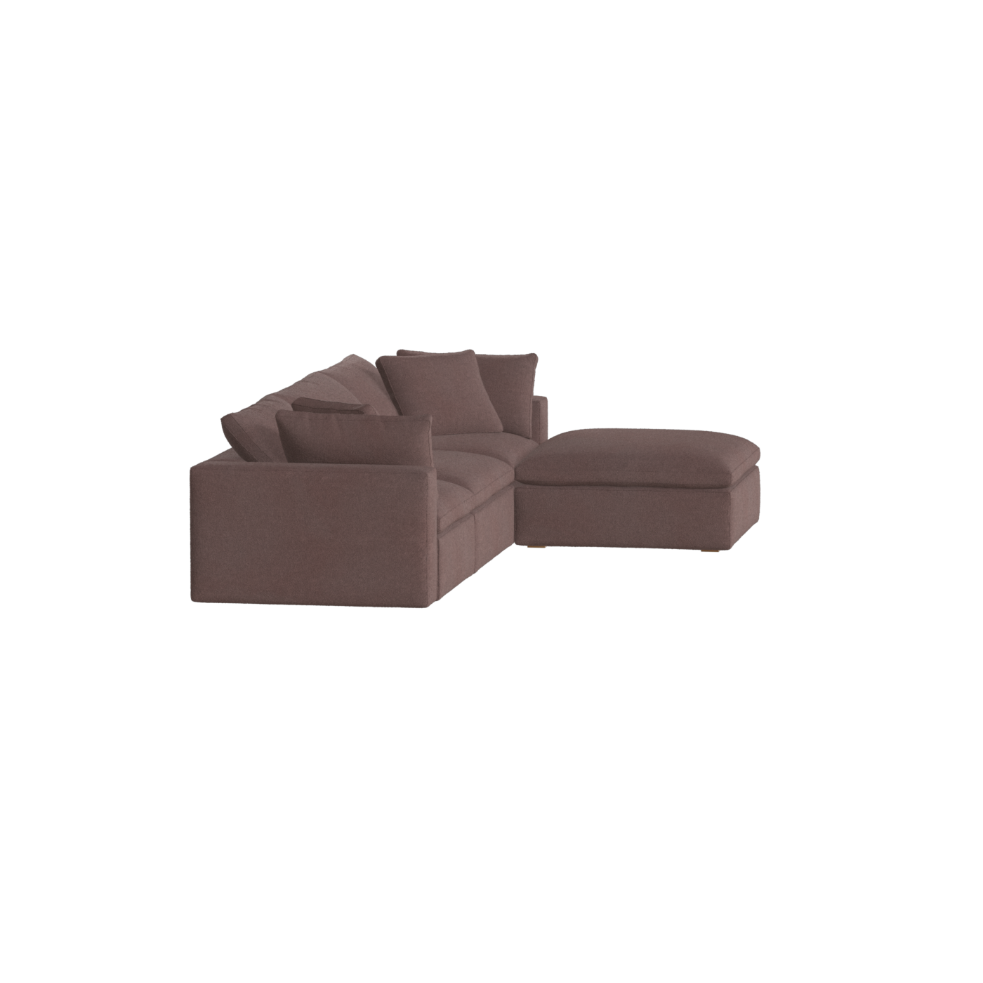 Ari three seater modular corner Sofa With Full Fabric Customisation