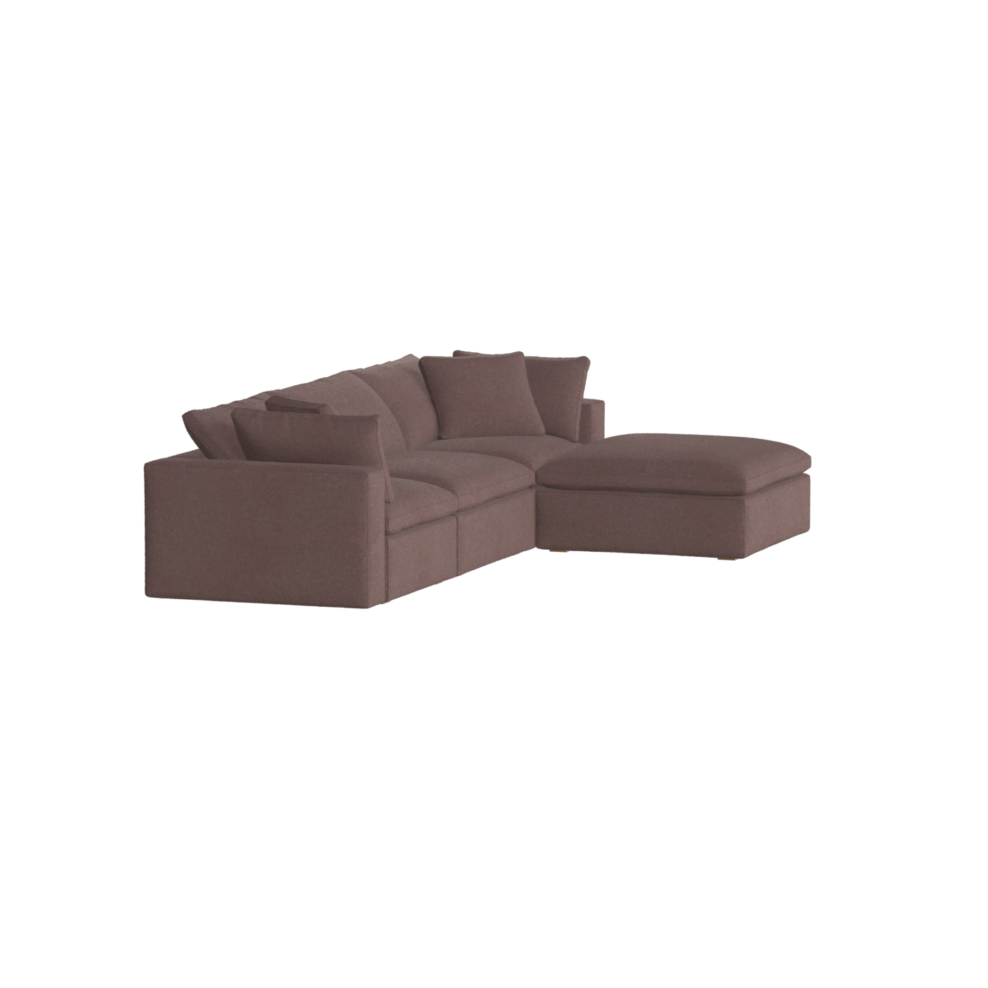 Ari three seater modular corner Sofa With Full Fabric Customisation