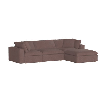 Ari three seater modular corner Sofa With Full Fabric Customisation