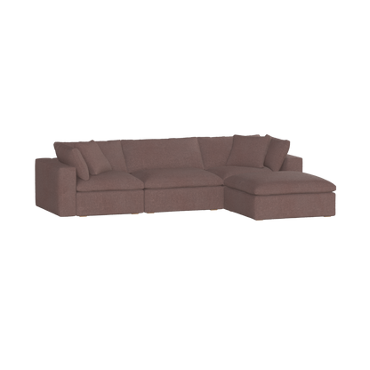 Ari three seater modular corner Sofa With Full Fabric Customisation