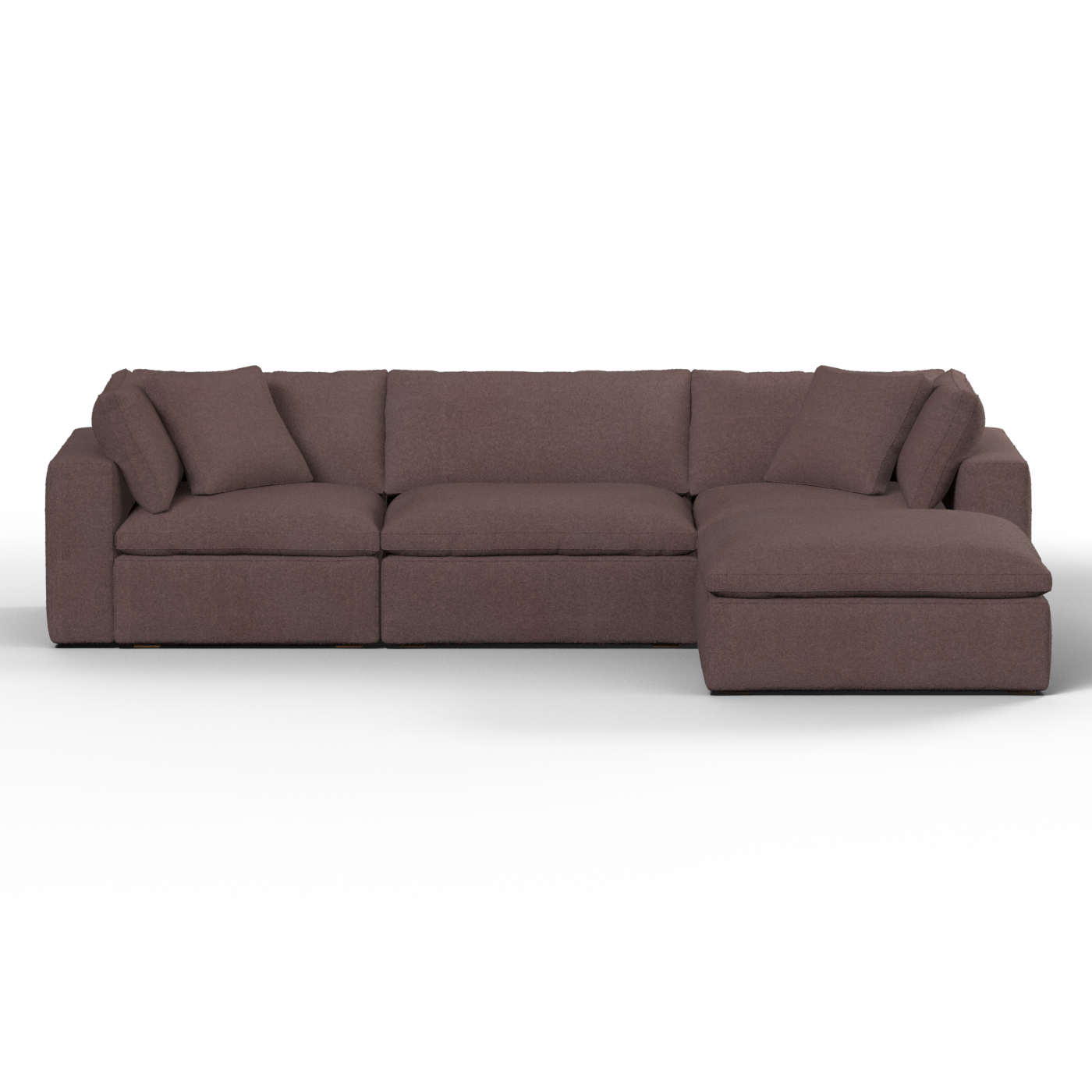 Ari three seater modular corner Sofa With Full Fabric Customisation