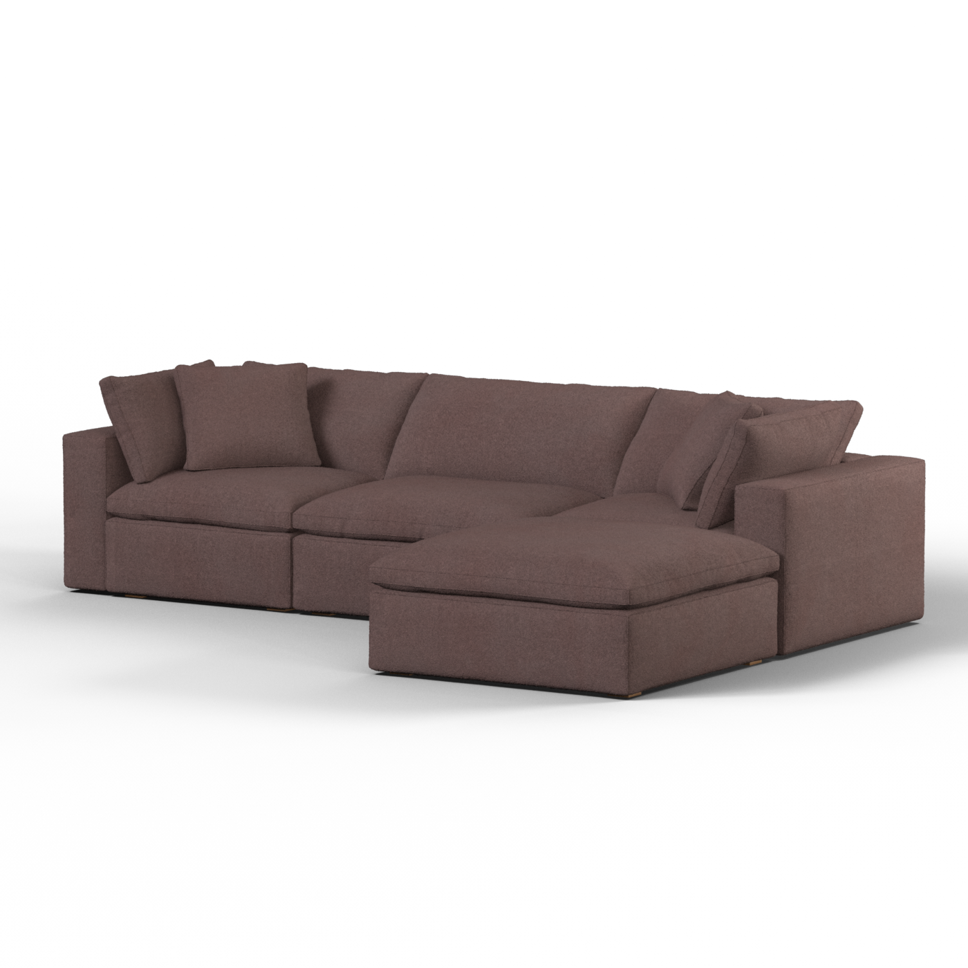 Ari three seater modular corner Sofa With Full Fabric Customisation