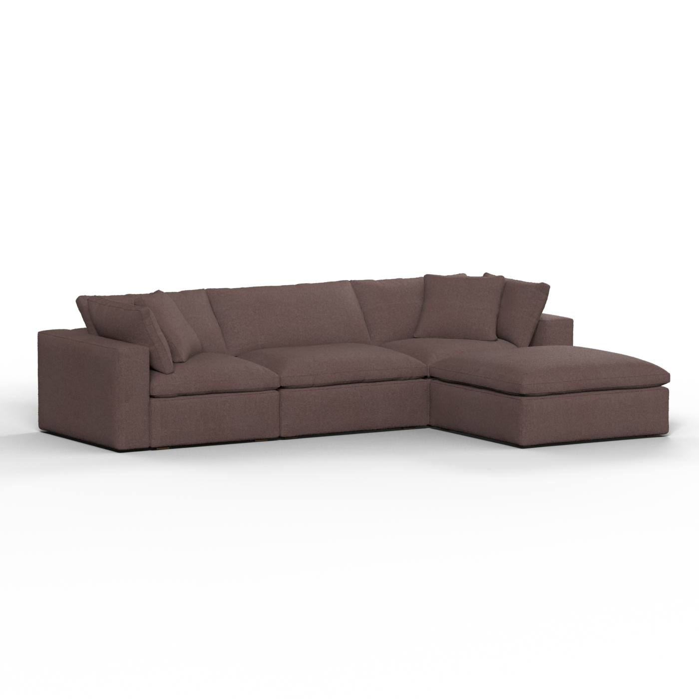 Ari three seater modular corner Sofa With Full Fabric Customisation