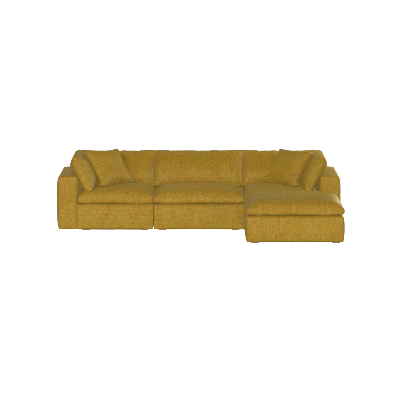 Ari three seater modular corner Sofa With Full Fabric Customisation