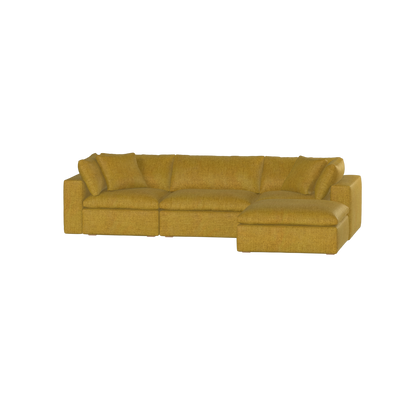 Ari three seater modular corner Sofa With Full Fabric Customisation
