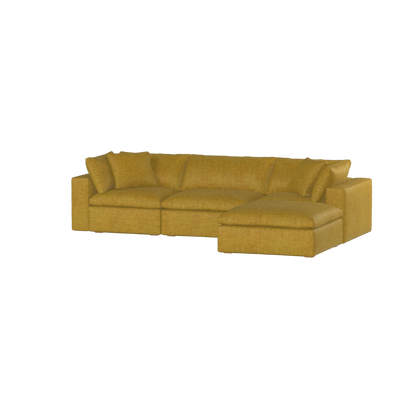 Ari three seater modular corner Sofa With Full Fabric Customisation
