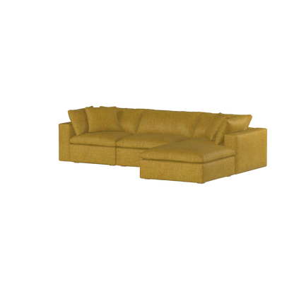 Ari three seater modular corner Sofa With Full Fabric Customisation