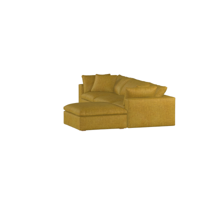 Ari three seater modular corner Sofa With Full Fabric Customisation
