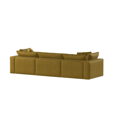 Ari three seater modular corner Sofa With Full Fabric Customisation