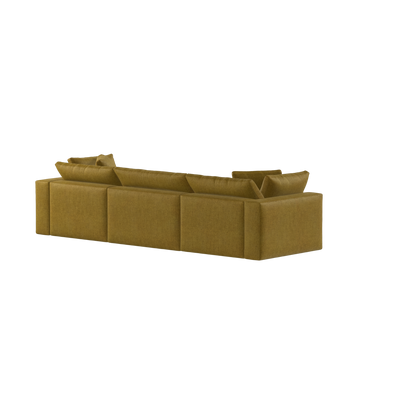 Ari three seater modular corner Sofa With Full Fabric Customisation