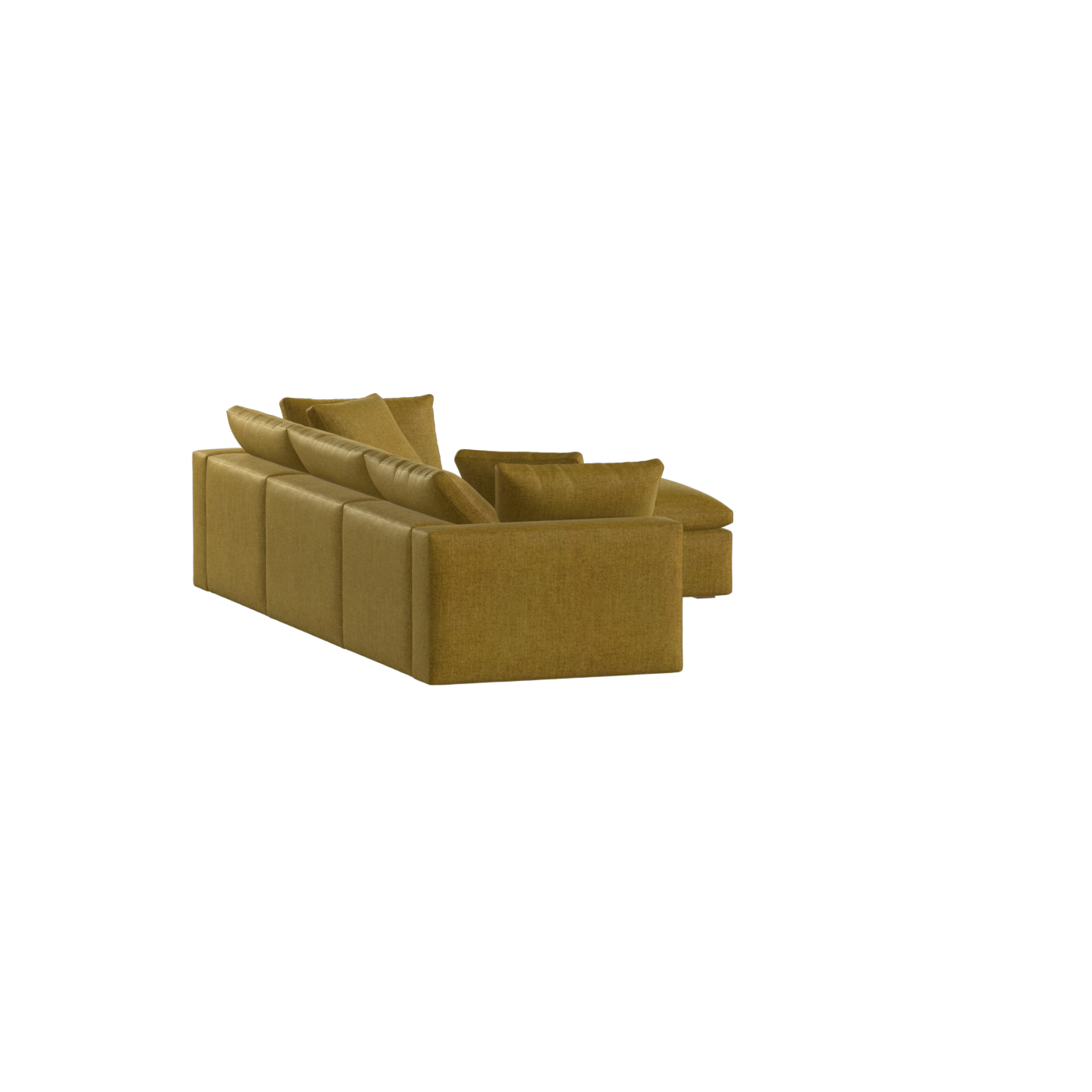 Ari three seater modular corner Sofa With Full Fabric Customisation