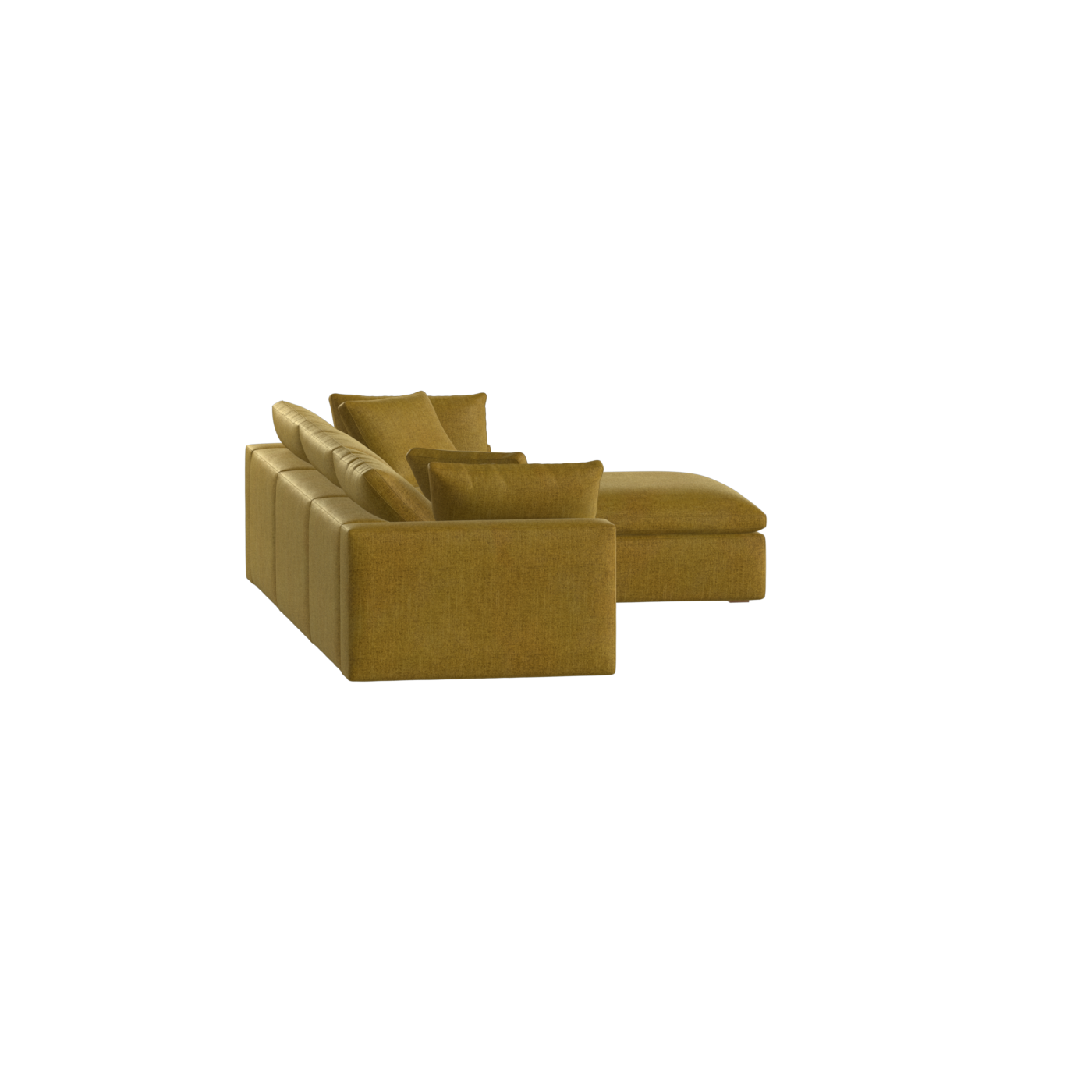 Ari three seater modular corner Sofa With Full Fabric Customisation