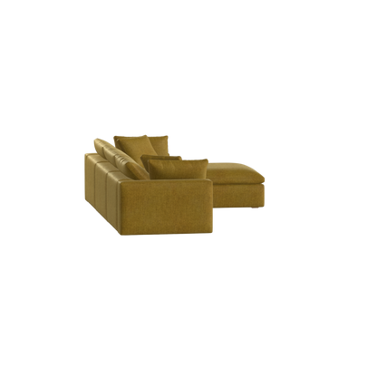 Ari three seater modular corner Sofa With Full Fabric Customisation
