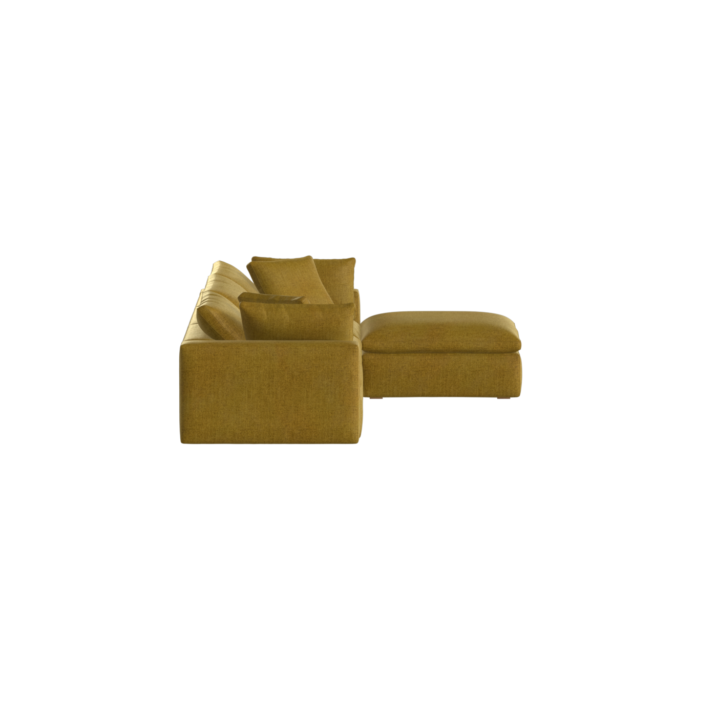 Ari three seater modular corner Sofa With Full Fabric Customisation