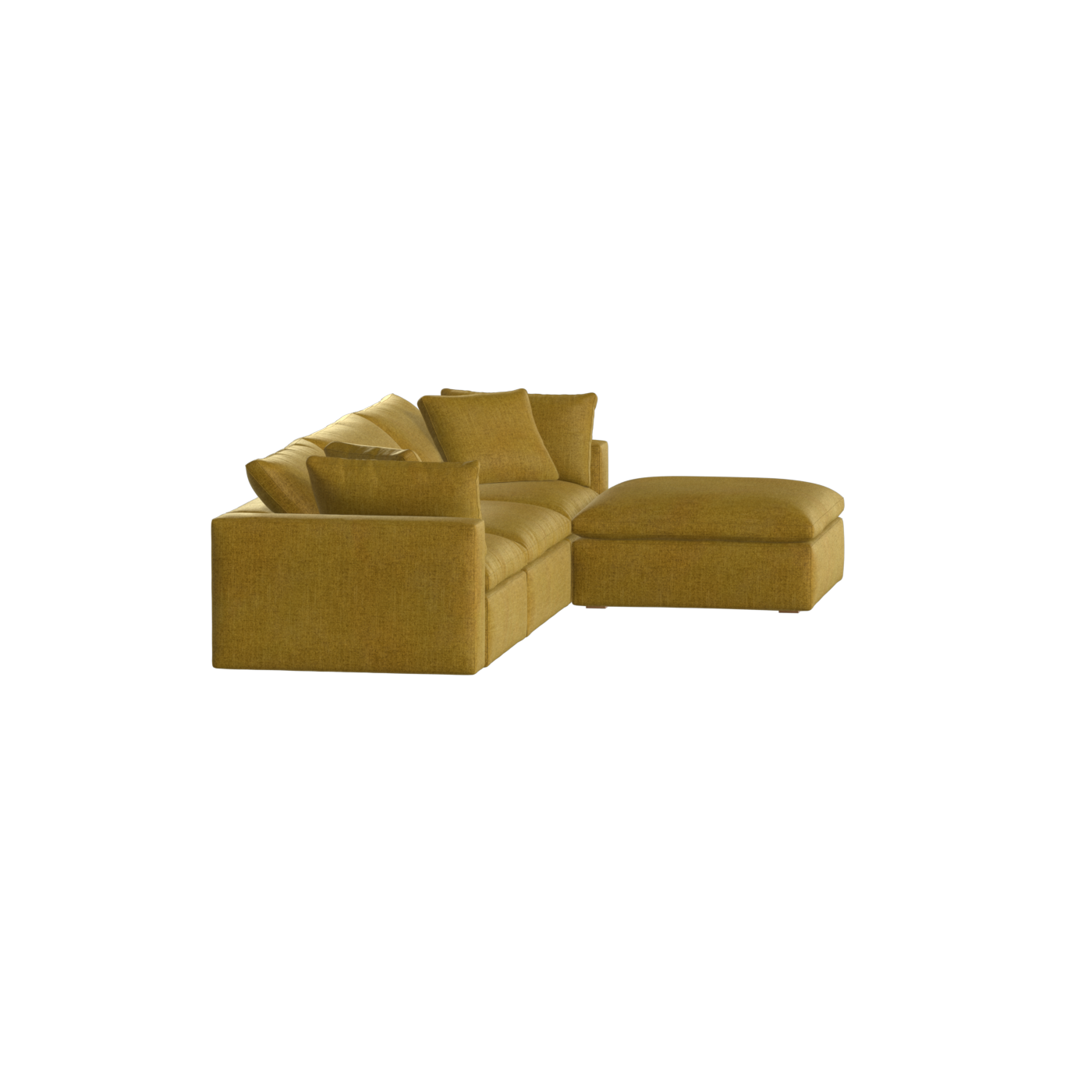 Ari three seater modular corner Sofa With Full Fabric Customisation