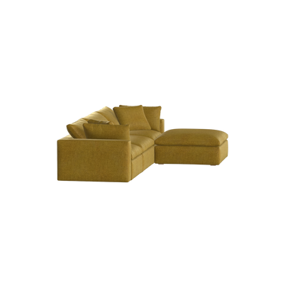 Ari three seater modular corner Sofa With Full Fabric Customisation