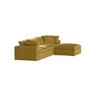 Ari three seater modular corner Sofa With Full Fabric Customisation