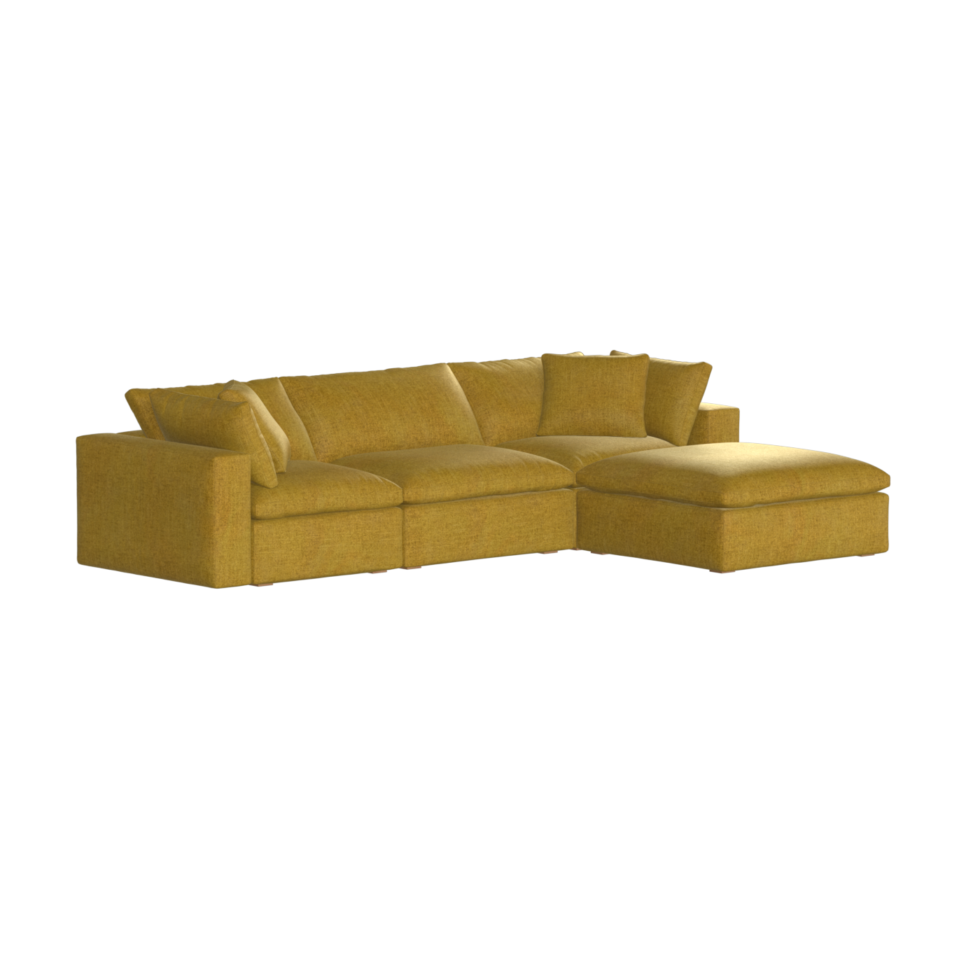 Ari three seater modular corner Sofa With Full Fabric Customisation