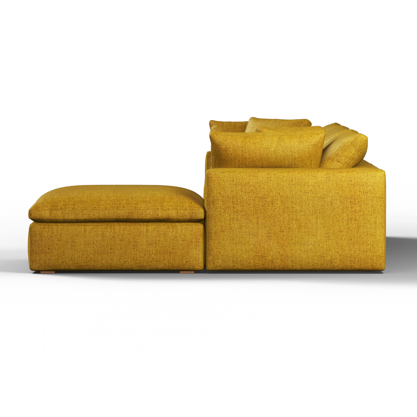 Ari three seater modular corner Sofa With Full Fabric Customisation