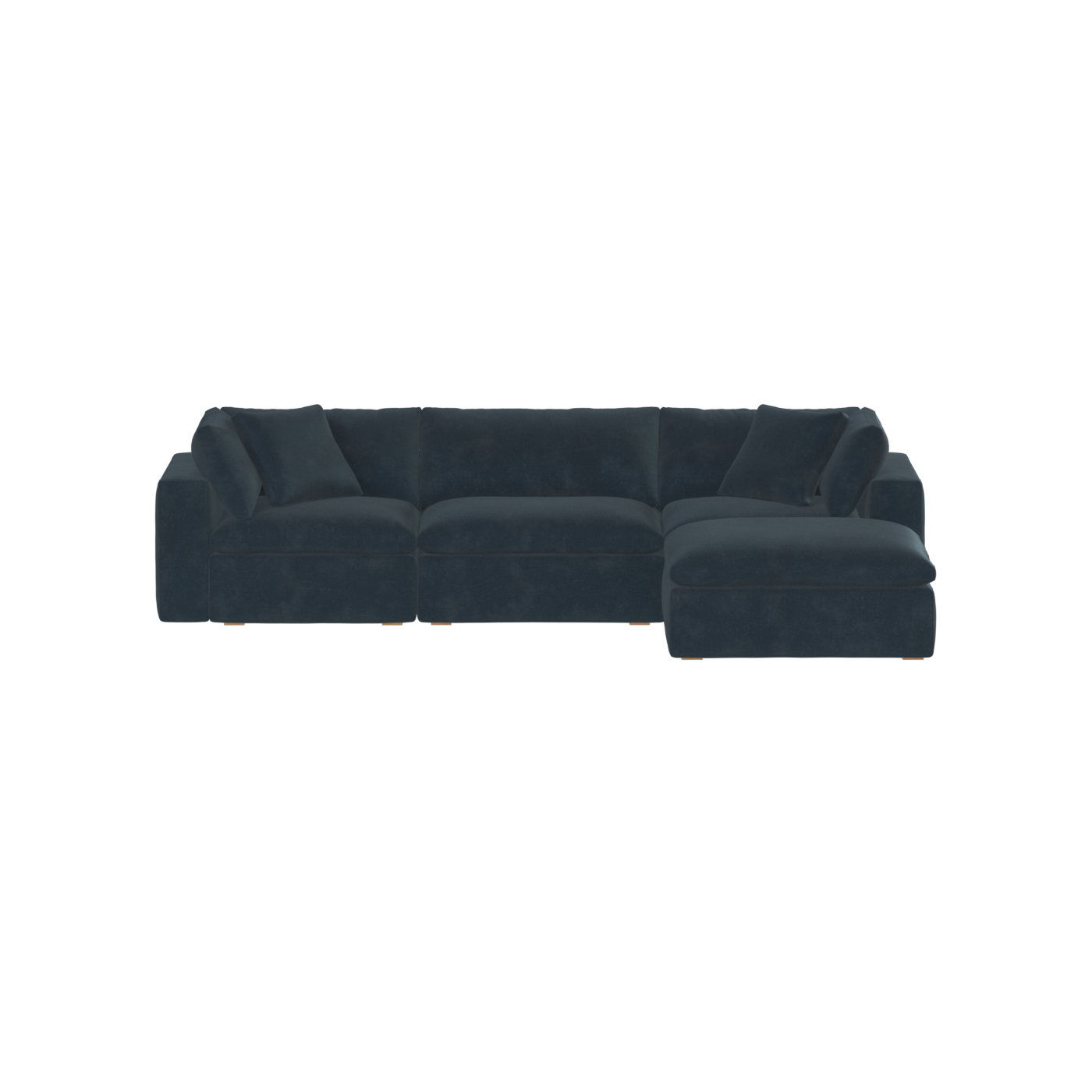 Ari three seater modular corner Sofa With Full Fabric Customisation