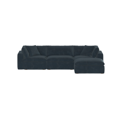 Ari three seater modular corner Sofa With Full Fabric Customisation