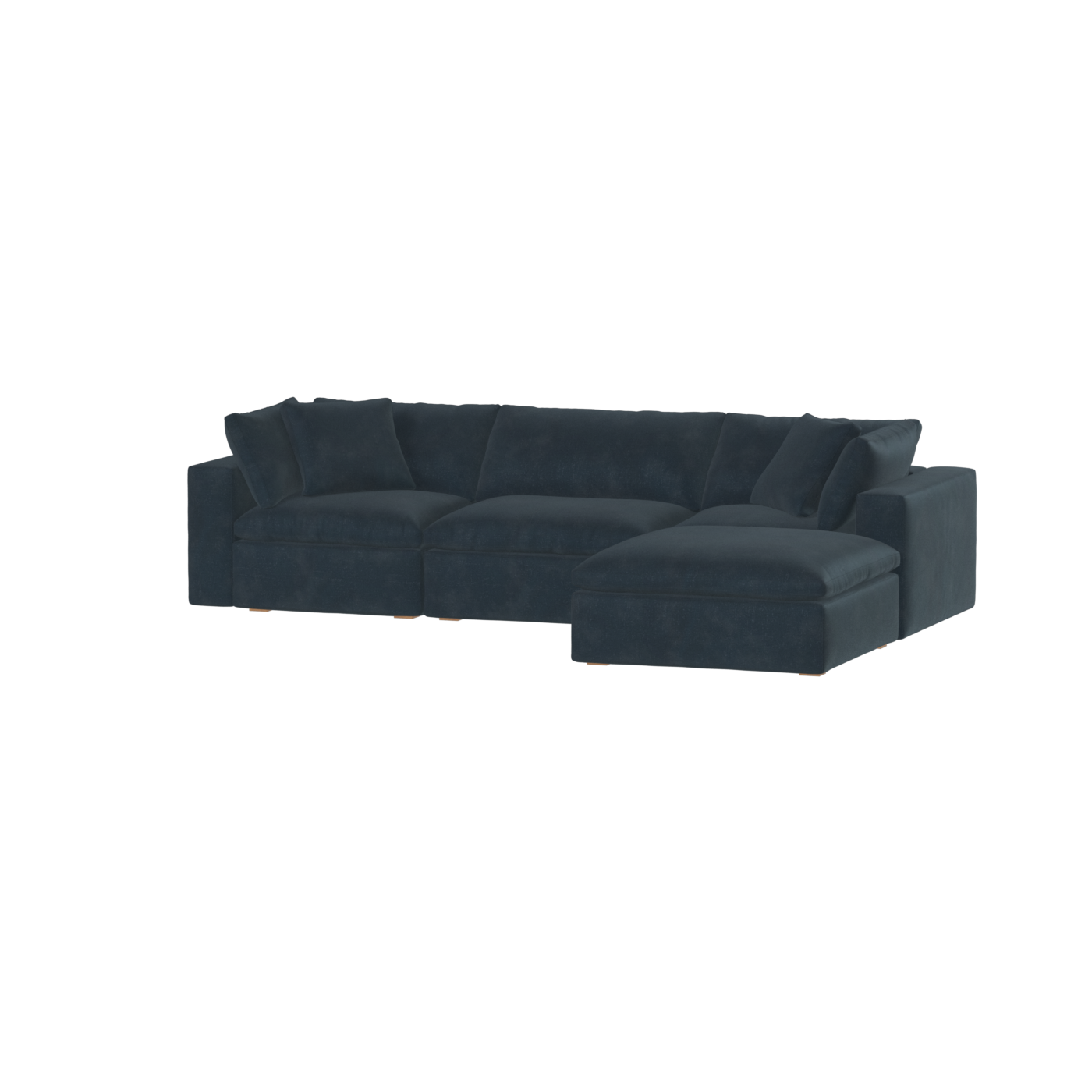 Ari three seater modular corner Sofa With Full Fabric Customisation