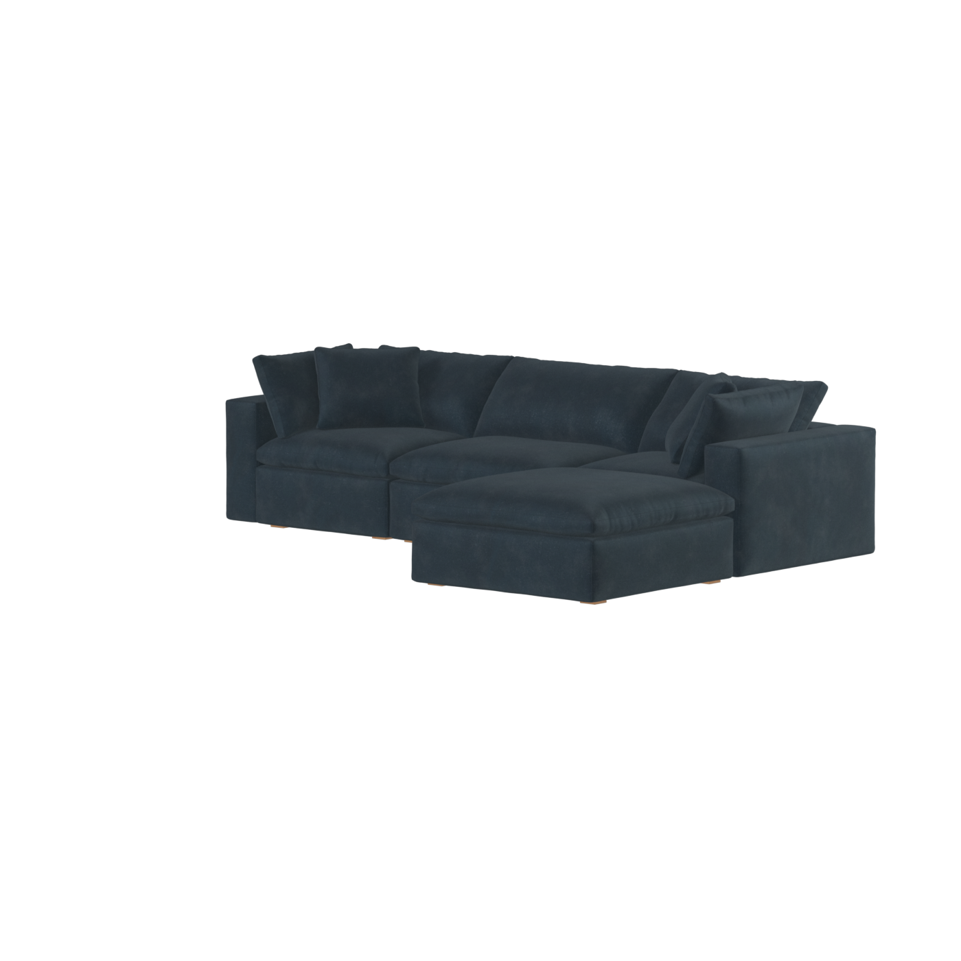 Ari three seater modular corner Sofa With Full Fabric Customisation