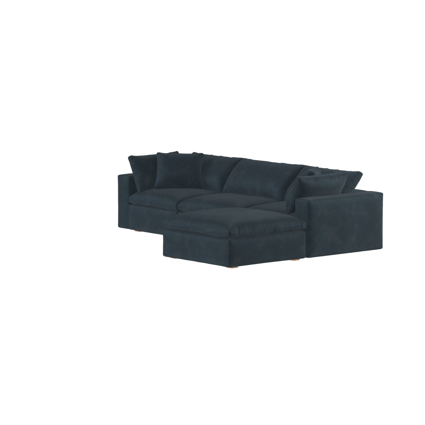 Ari three seater modular corner Sofa With Full Fabric Customisation