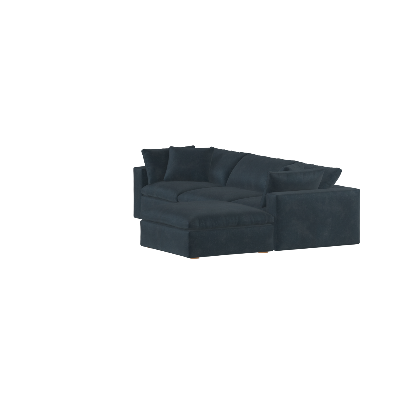 Ari three seater modular corner Sofa With Full Fabric Customisation