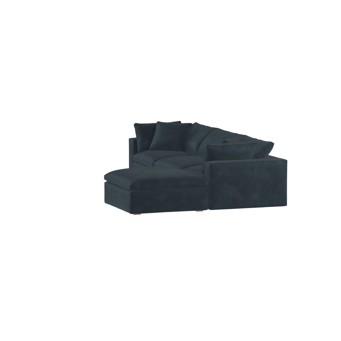 Ari three seater modular corner Sofa With Full Fabric Customisation
