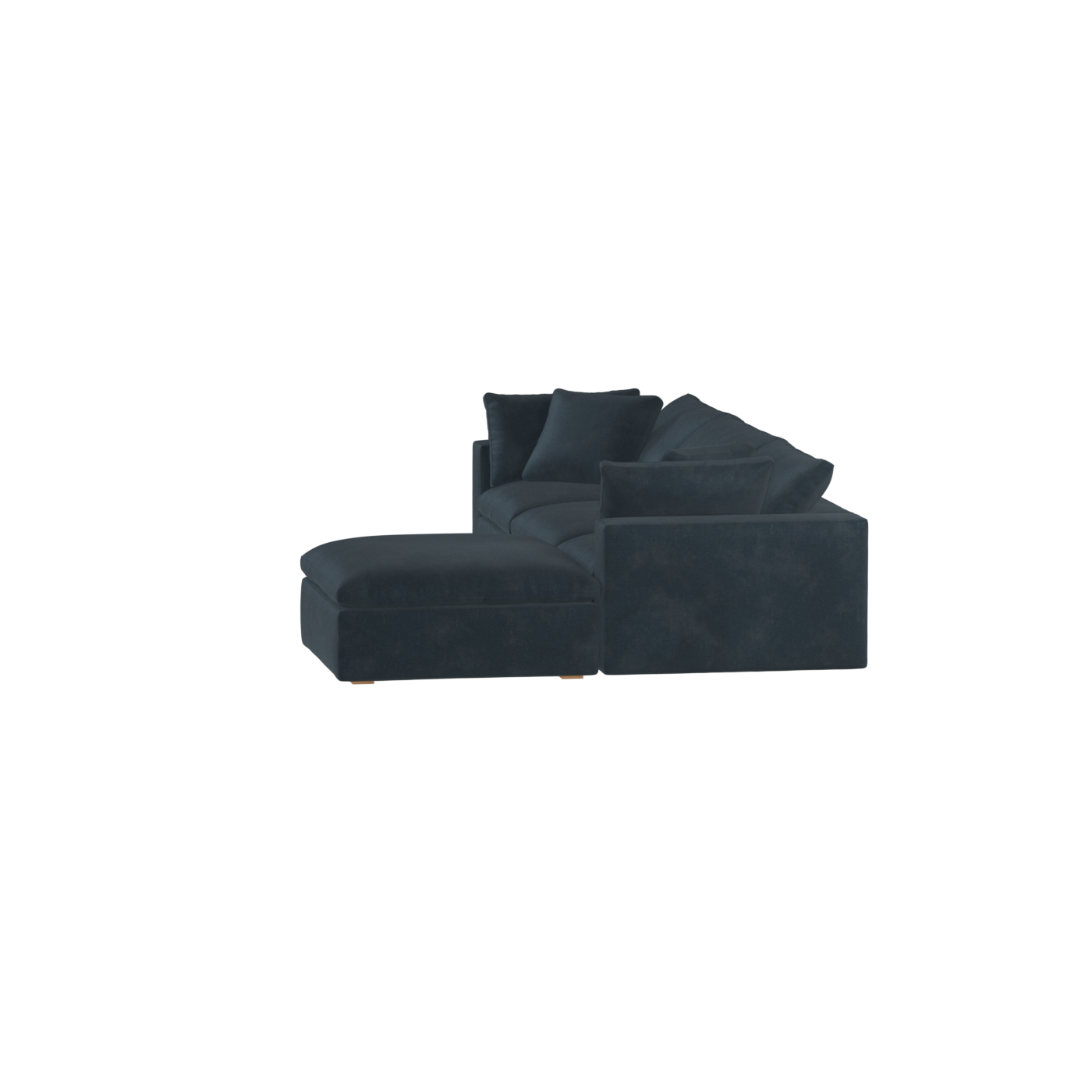 Ari three seater modular corner Sofa With Full Fabric Customisation