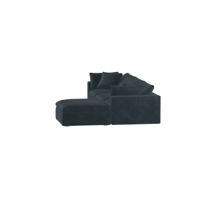 Ari three seater modular corner Sofa With Full Fabric Customisation