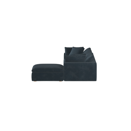 Ari three seater modular corner Sofa With Full Fabric Customisation