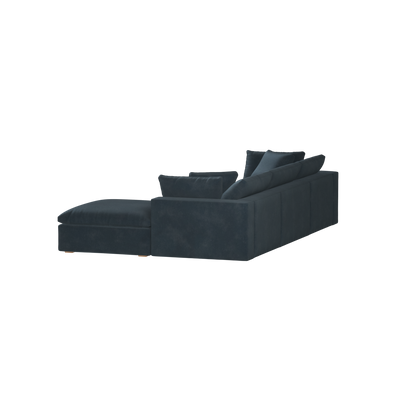 Ari three seater modular corner Sofa With Full Fabric Customisation